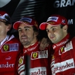 Race, Fernando Alonso (ESP), Scuderia Ferrari, F10 race winner, Felipe Massa (BRA), Scuderia Ferrari, F10 3rd position and Christian Dyer (AUS), Ferrari Race Engineer