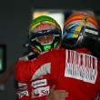 Race, Fernando Alonso (ESP), Scuderia Ferrari, F10 race winner and Felipe Massa (BRA), Scuderia Ferrari, F10 3rd position